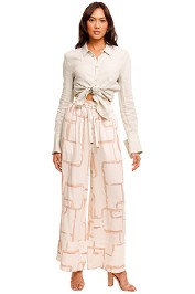 AJE L'Espirit Pant Abstract Geo