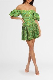 Alemais Phyllis Pleat Mini Dress