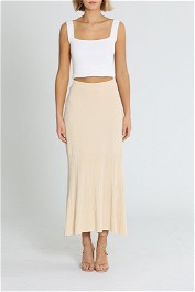 Alice McCall Michelle Skirt Nude