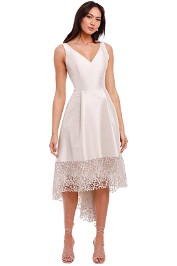 Anthea Crawford Satin Hi Lo Dress Lustre