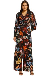 CMEO-Collective-With-Or-Without-Top-and-Pant-Set-Black-Abstract-Floral-Front