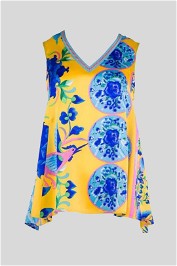 Cooper St - Live In Colour Print Top