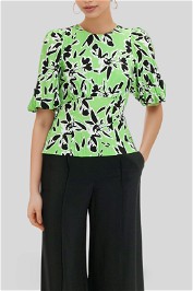 CUE - Artistic Floral Top