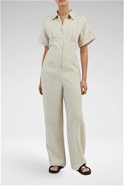 Dissh Lily Natural Linen Boiler Suit