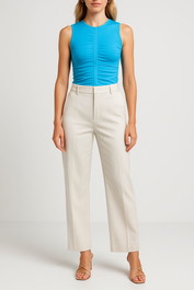 Dress Hire Brunch Cue Ruched Sleeveless Knit