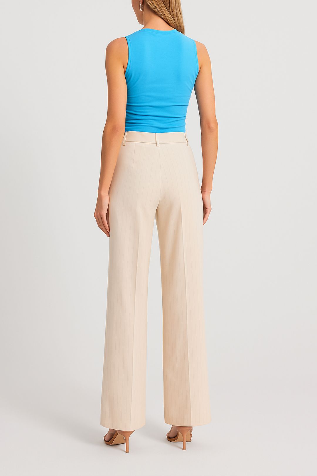 Dress Hire Brunch Cue Ruched Sleeveless Knit