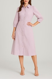 Dress hire brunch vero moda Lavender 3/4 Calf Shirt Dress