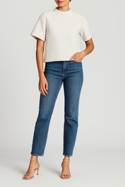 Dress hire brunch veronika maine Structured Round Neck Top