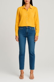 Dress Hire casual VENROY	Low Pocket Relaxed Fit Shirt Orange