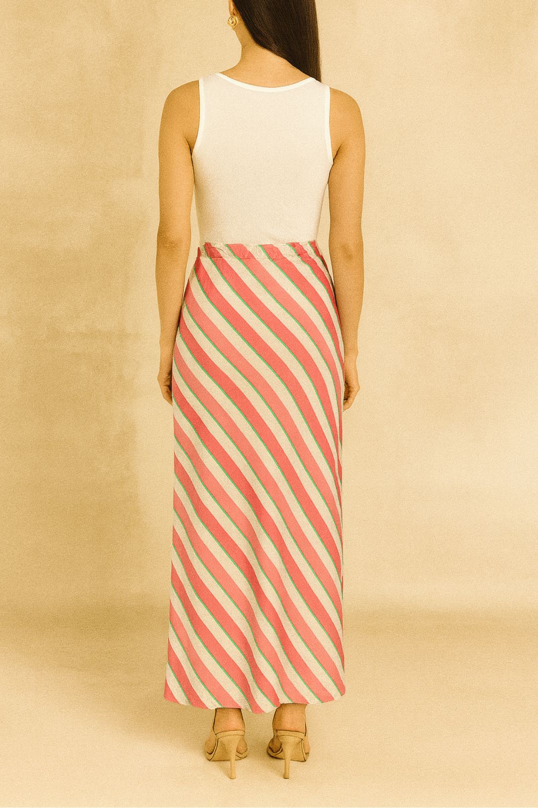 Dress Hire resort aston studio BEAH SKIRT IN ARISA STRIPE
