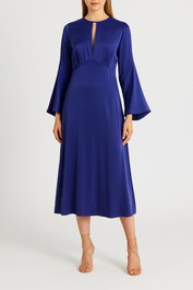 Dress Hire  wedding  Veronika Maine Satin Empire Midi Dress