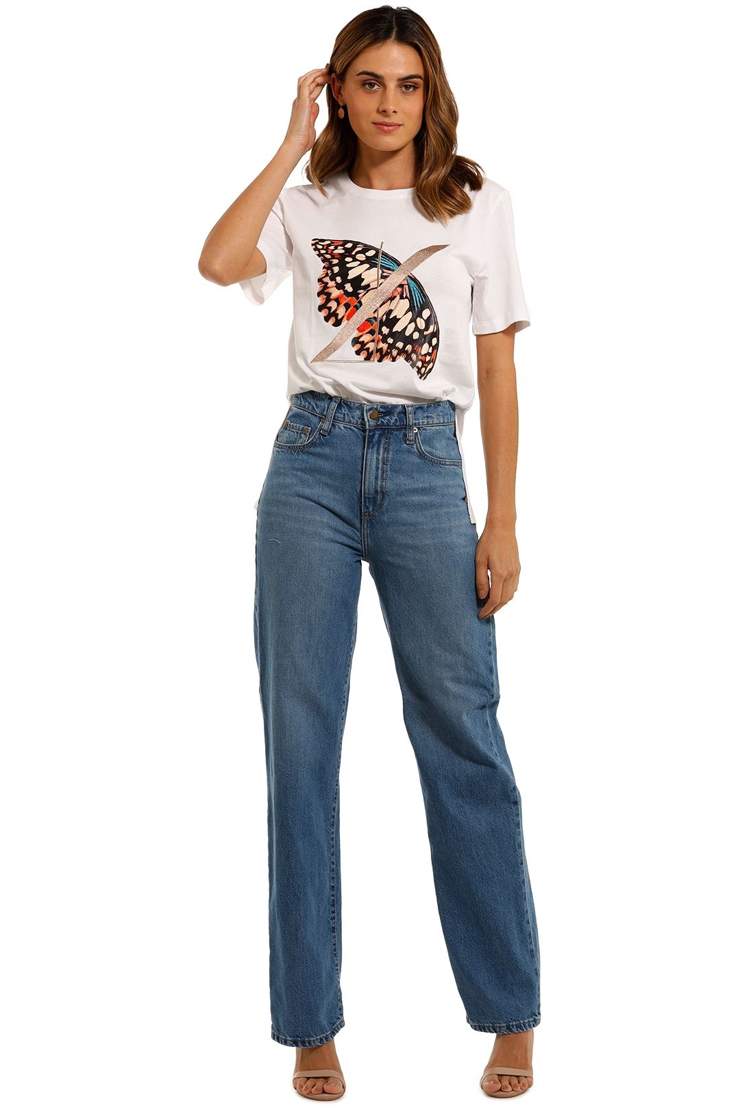 Ginger and Smart All The Love Logo Tee White