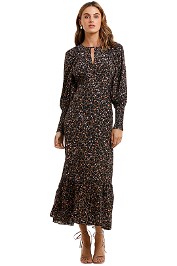 Husk Garland Dress Floral Print