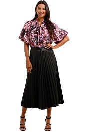 Husk Paradiso Top Abstract Print Purple