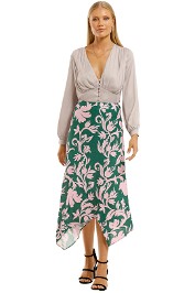 Keepsake-the-Label-Wistful-Skirt-Jade-Baroque-Front