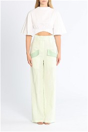 LEO LIN Derby High Waisted Pants