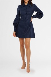 LEO LIN Luminous Mini Dress Blue