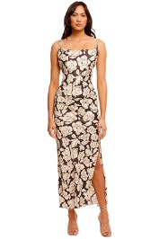 Nanushka Willow Slip Dress Porcelain Rose backless