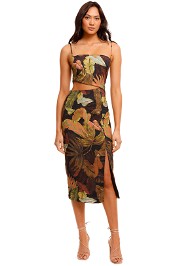 Pasduchas Botanist Slash Midi print