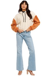 PE Nation Goal Side Hoodie Tie Neck