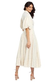 Hire Grange dress in cream for spring events.