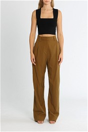 Shona Joy Sara Utility Relaxed Pant Tapenade