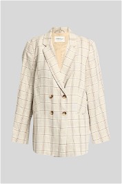 Sportscraft - Frida Check Linen Blazer