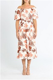 Staple The Label Paloma Print Midi Dress
