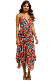 Talulah-Luscious-Midi-Dress-Luna-Red-Print-Front