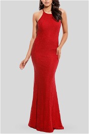 Tania Olsen - Sadie Red Gown - Red - Front