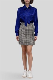 Veronika Maine Long Sleeve Tie Top