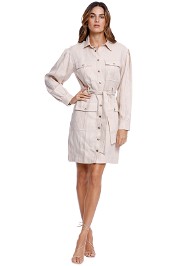 Witchery Utility Mini Dress Sandstone beige