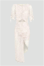 Alice Mccall Lotus Midi Dress in Shell